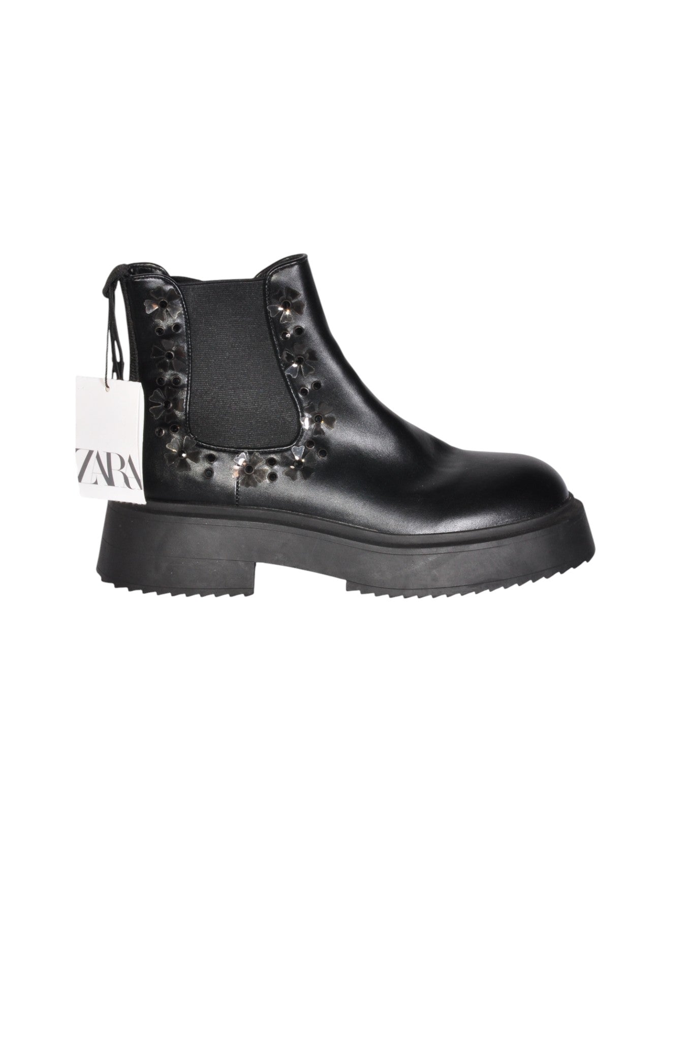 ZARA Women Boots Regular fit in Black - 39 Koop