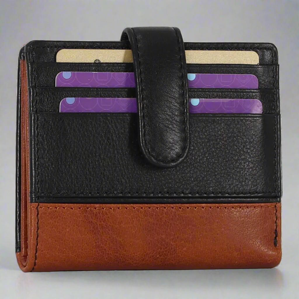 BOL Men's Card Holder Tab Back Boutique of Leathers/Open Road
