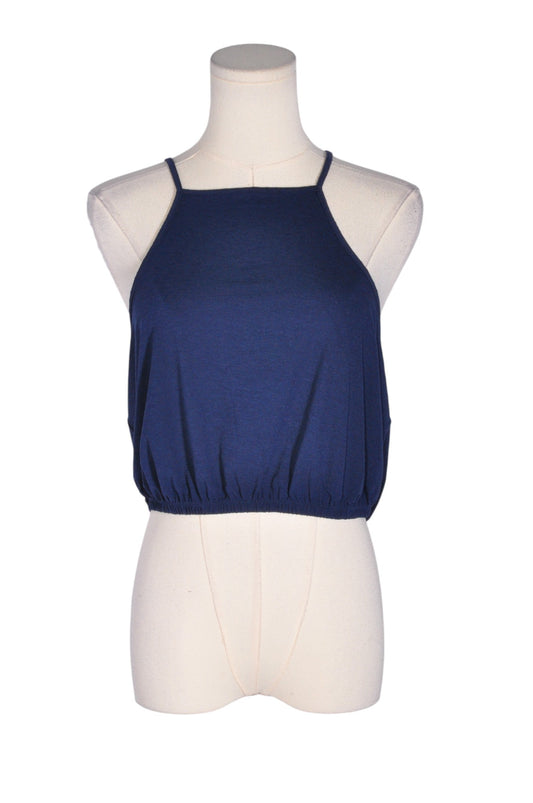 FREE PEOPLE Women Halter Tops Regular fit in Blue - M Koop