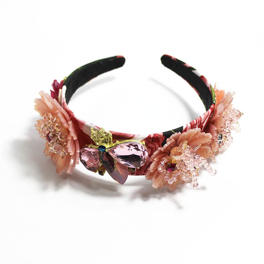 Catwalk Vintage Floral Headband for Women - Velora