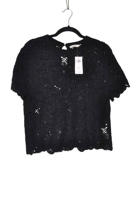 ABERCROMBIE & FITCH Women Blouses Regular fit in Black - M Koop