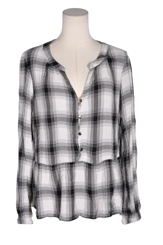 NORTHERN REFLECTIONS Women Button Down Tops Regular fit in Gray - L Koop