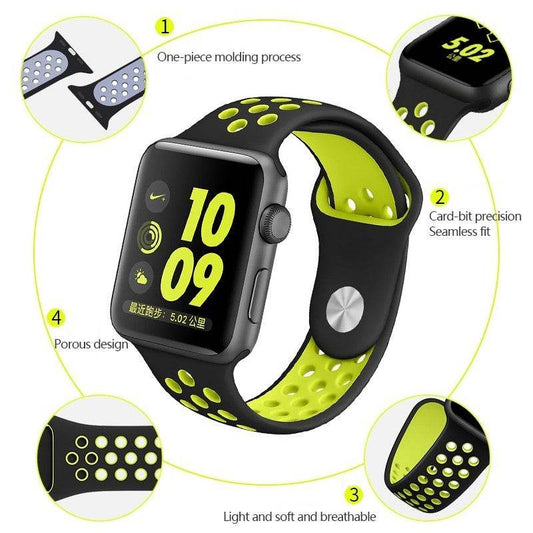 42mm Sport Silicone Strap forWatch Band - Velora