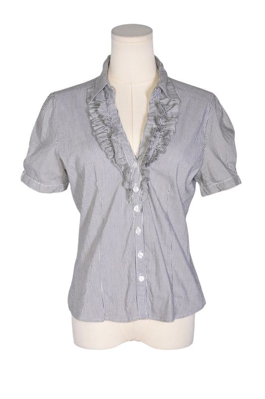 COUPÉ COLLECTION Women Button Down Tops Regular fit in Gray - M Koop