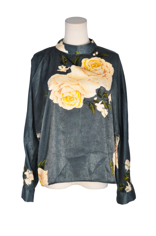 ZARA Women Blouses Regular fit in Gray - S Koop