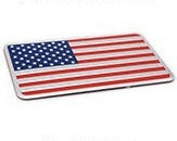 Alloy National Flag Car Decoration  Metal Car Sticker Velora