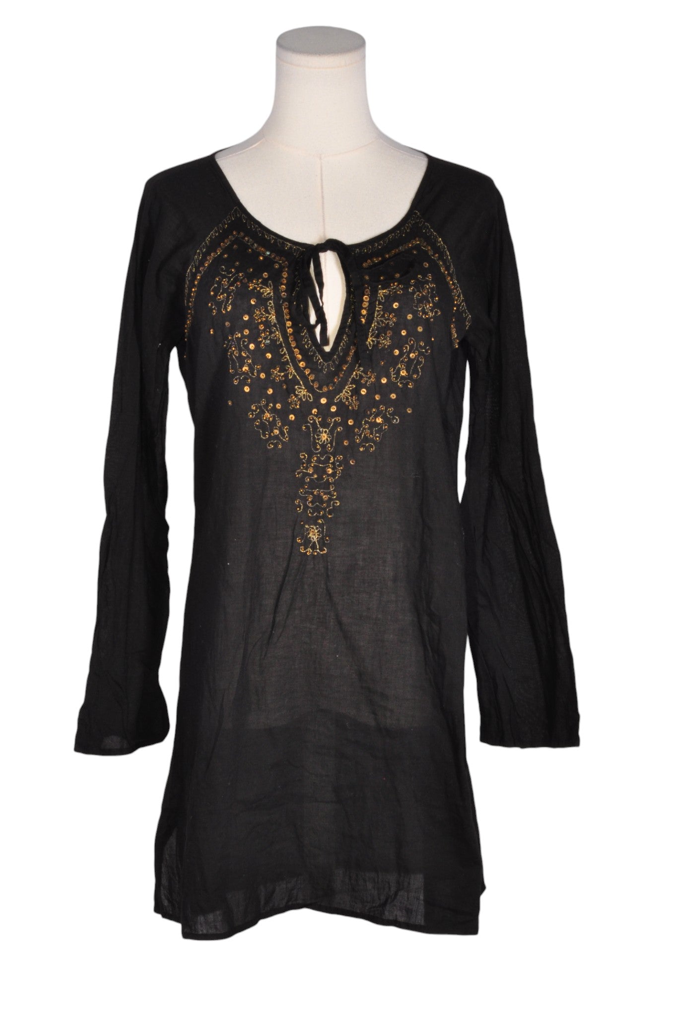 CHAUDRY Women Drop Waist Dresses Regular fit in Black - M Koop