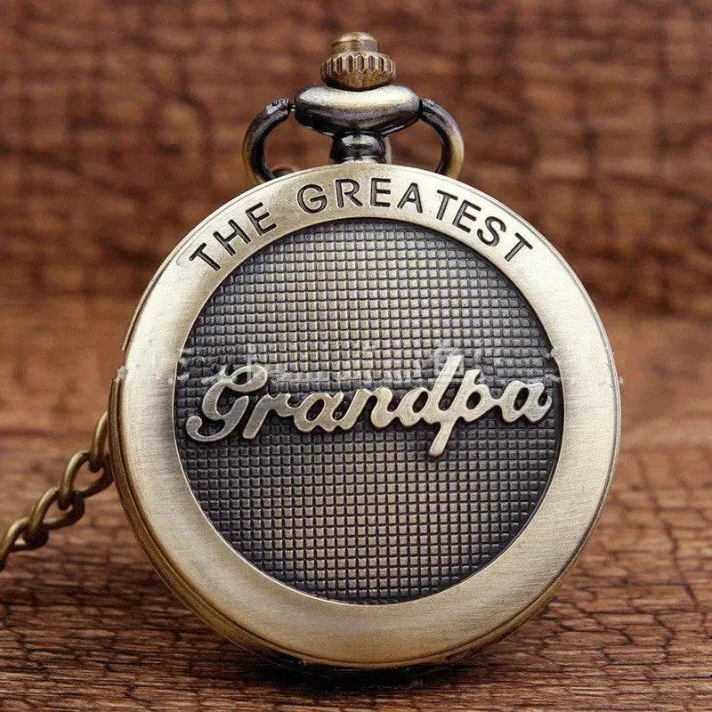 DAD grandpa necklace watch