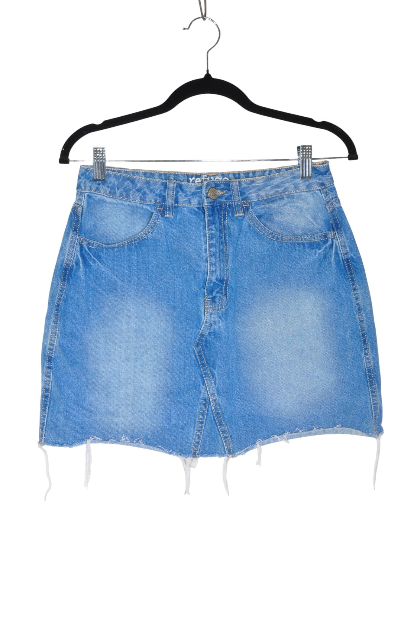 REFUGE Women Denim Skirts Regular fit in Blue - 7 Koop