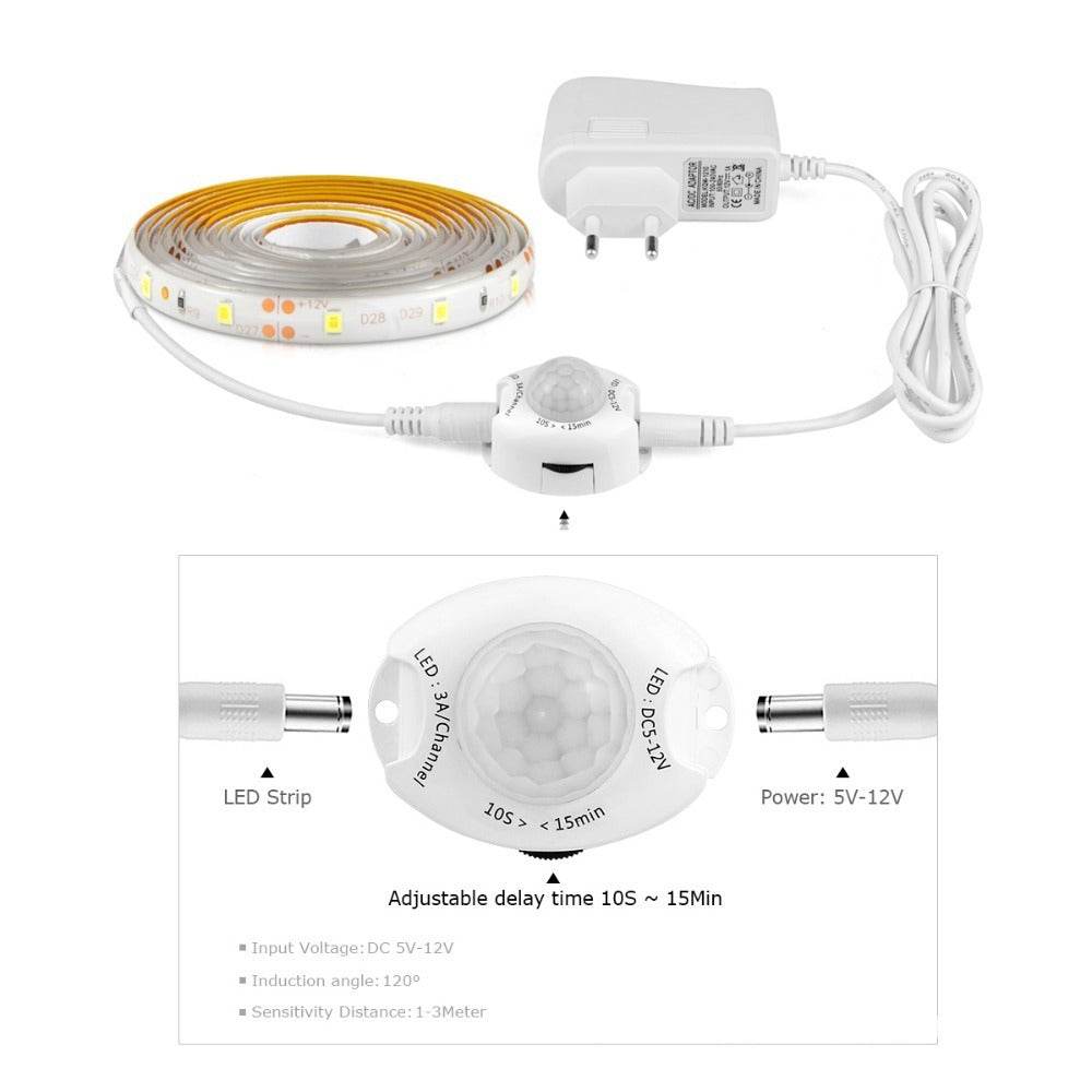 intelligent LED Motion sensor Strip light - Velora