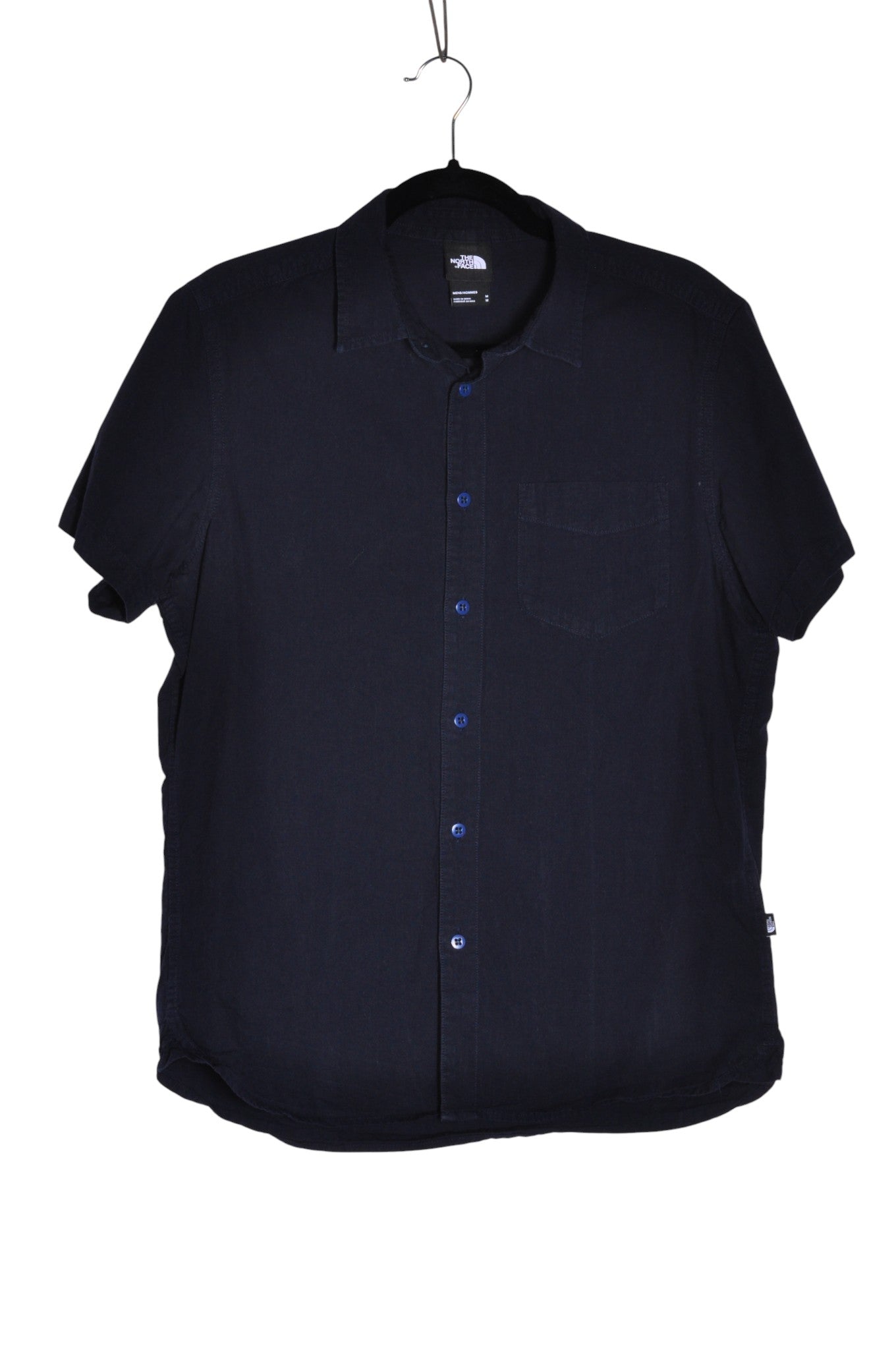 THE NORTH FACE Men Button Down Tops Regular fit in Blue - L Koop