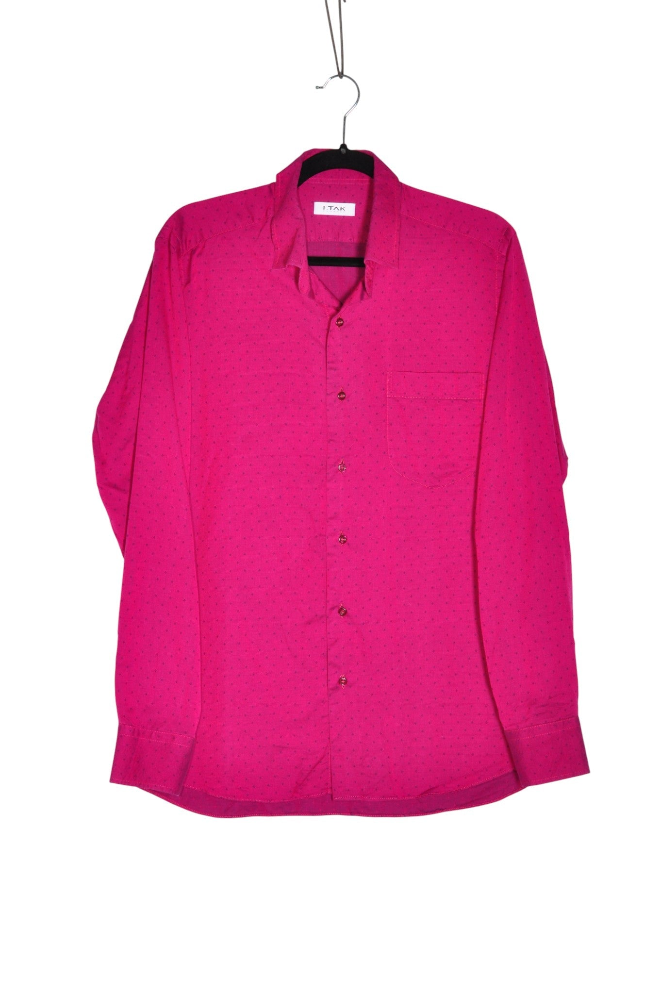 TAK Men Button Down Tops Regular fit in Pink - M Koop