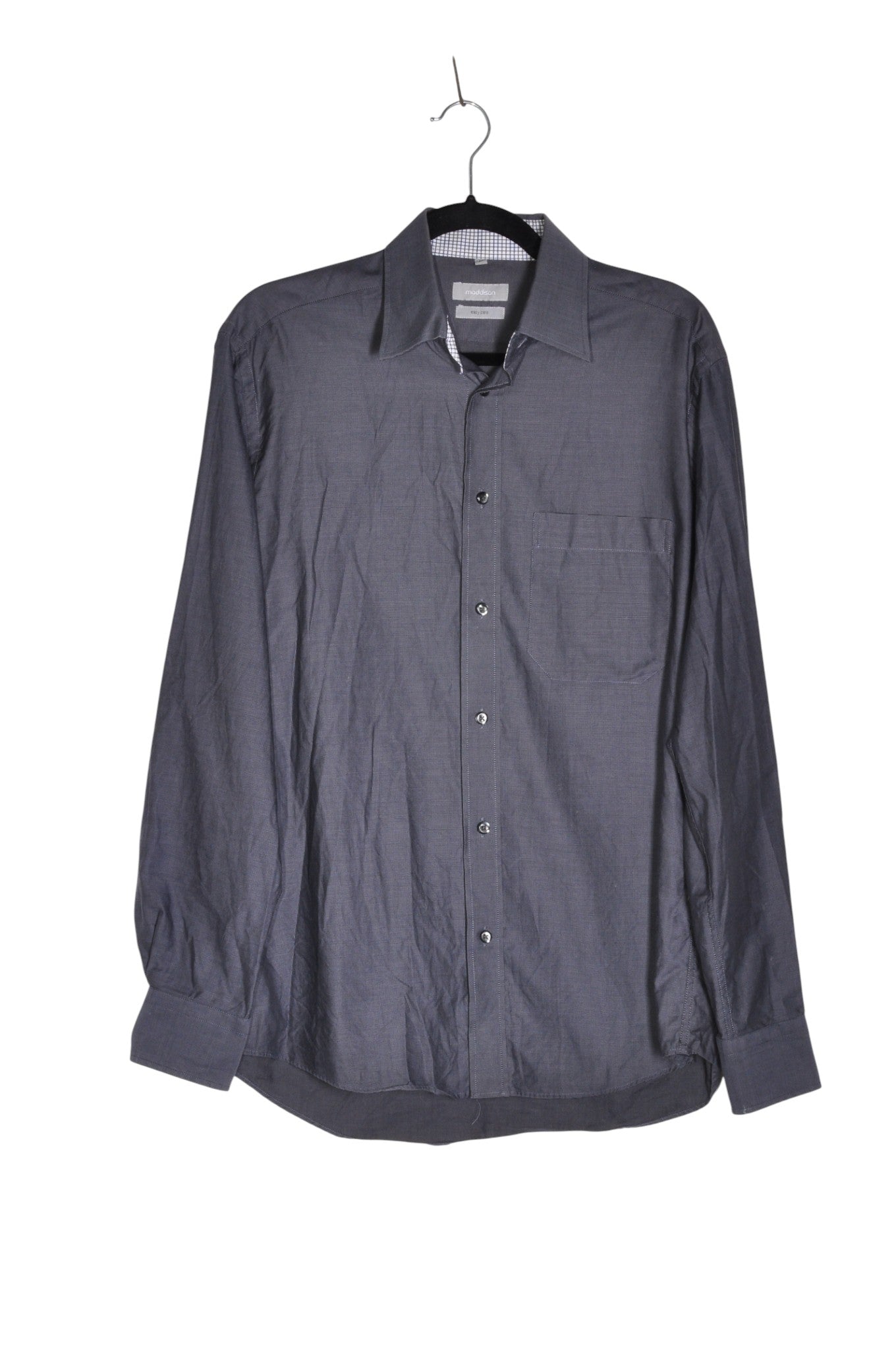 MADISON Men Button Down Tops Regular fit in Gray - M Koop