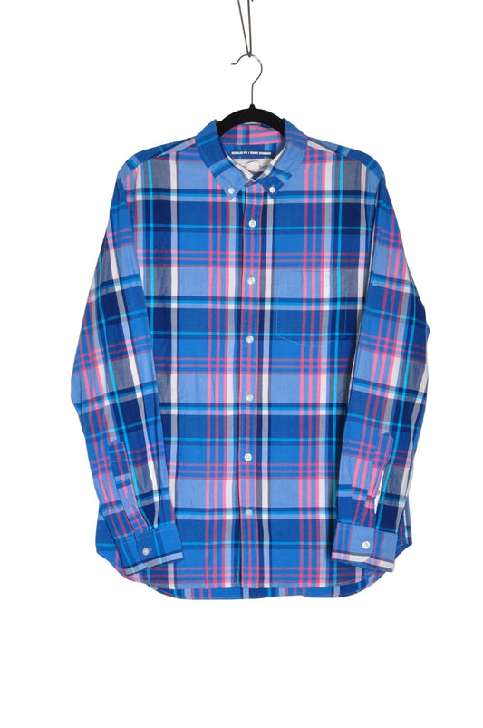 OLD NAVY Men Button Down Tops Regular fit in Blue - M Koop