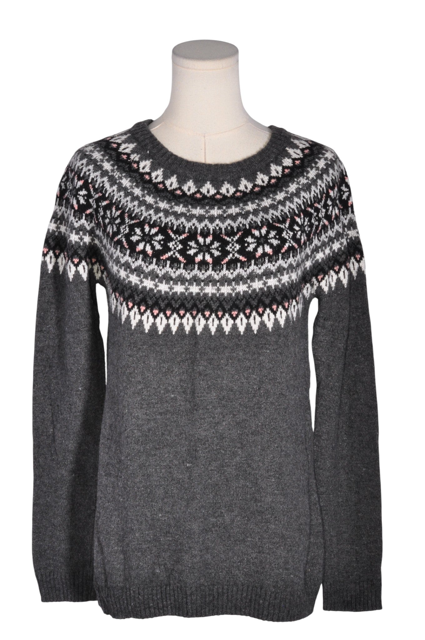 H&M Women Knit Tops Regular fit in Gray - M Koop
