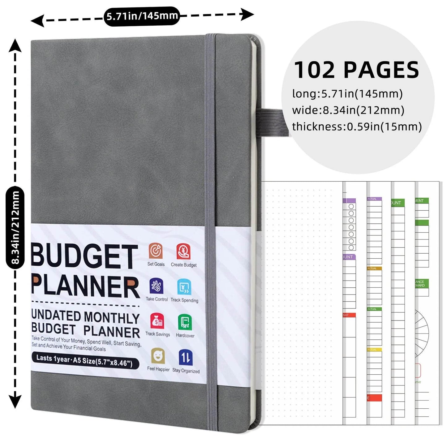 Amazon A May Plan Cash Budget Planner Week Plan English Foreign Trade Notebook - Velora