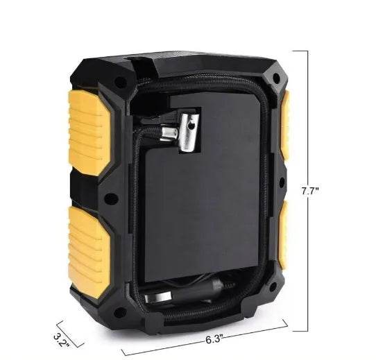 Digital Tire Inflator - DC 12 Volt Car Portable Air Compressor - Velora