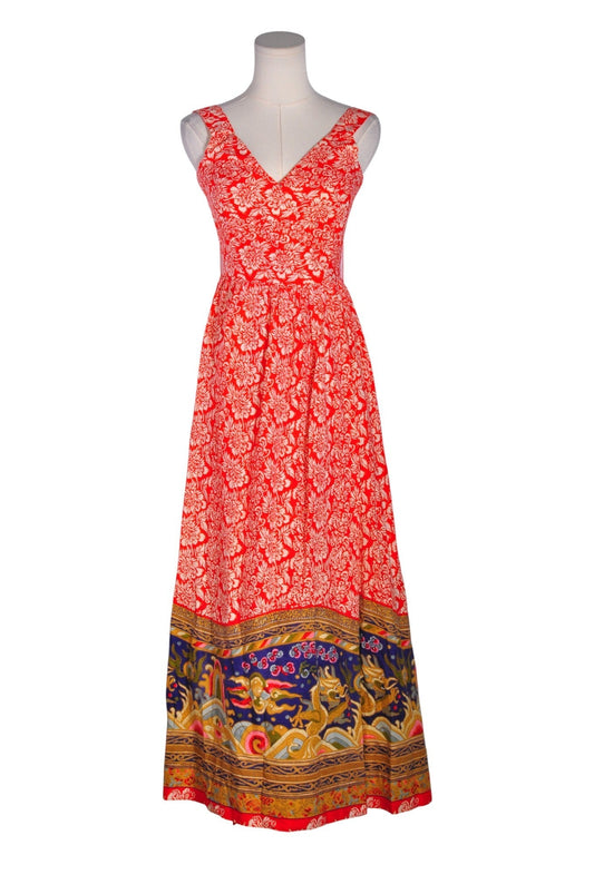 UNBRANDED Women Maxi Dresses Regular fit in Orange - 12 Koop