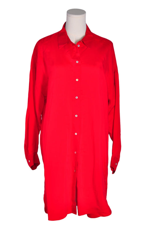 ZARA Women Drop Waist Dresses Regular fit in Red - M - Velora