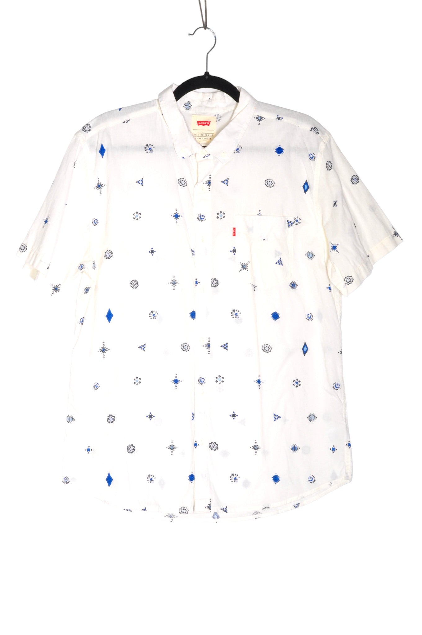 LEVI'S Men Button Down Tops Regular fit in White - L Koop