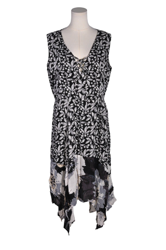 PAPA Women High Low Dresses Regular fit in Black - XL Koop