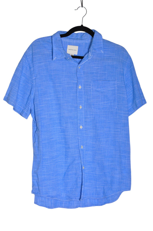 AMERICAN EAGLE Women Button Down Tops Regular fit in Blue - L
