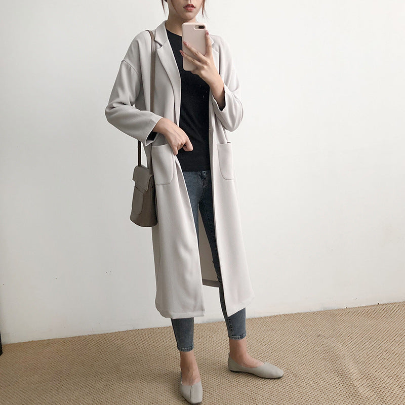 Chanel 2019 Spring Women's Long Loose Trench Coat