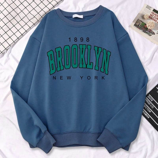 Autumn Kawaii Womens Sweatshirts 1898 Brooklyn - Velora