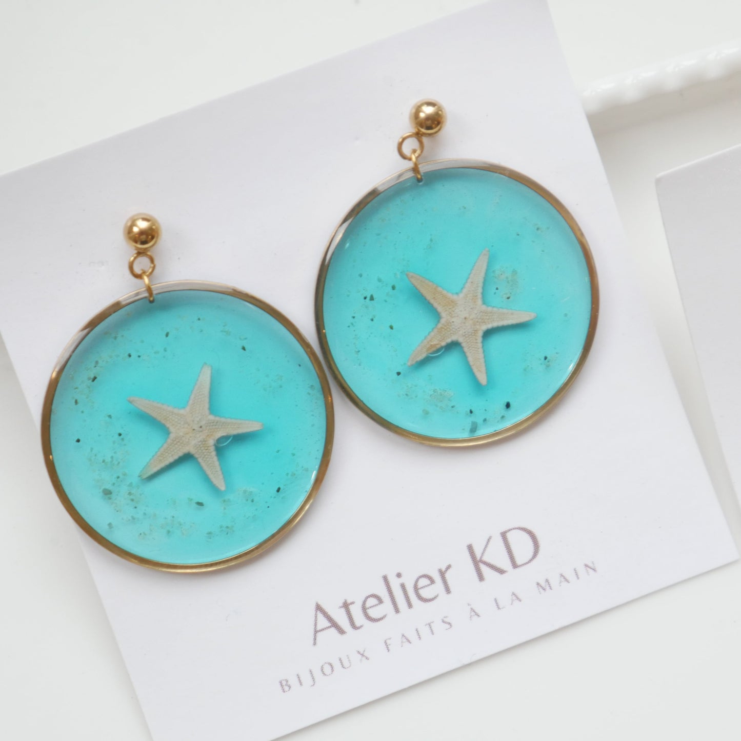 Boucles d'oreilles Stella - rond xxl - Velora