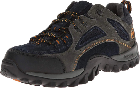 Timberland PRO Mens Mudsill Steel Safety Toe Industrial Hiker Work Shoe Grey/Sapphire Split Suede 11