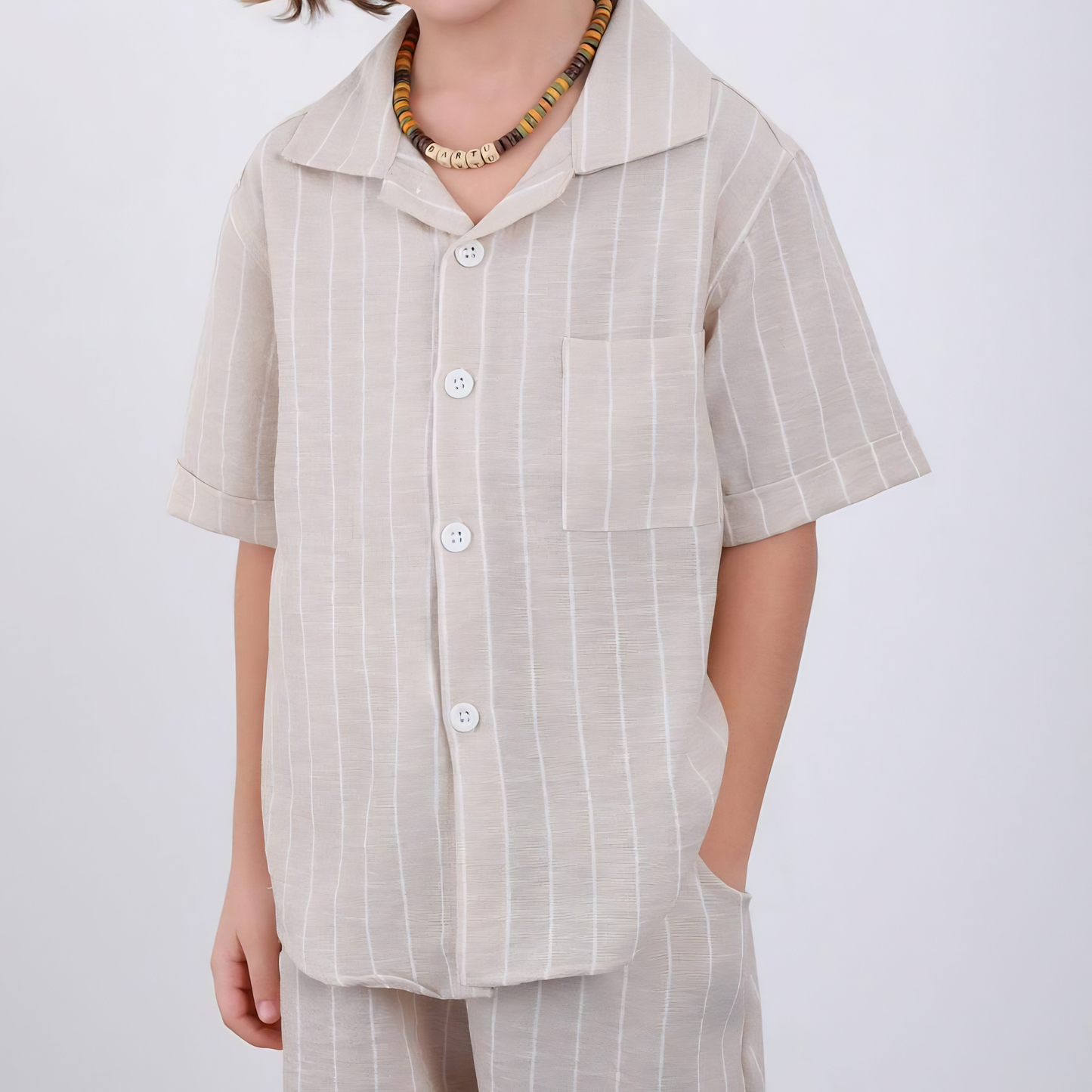 Luca Striped Dressy Shorts Set