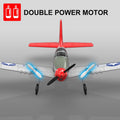 Mustang P51D 2CH Beginner RC Airplane with Gyro Stabilizer for Kids - Velora Luxury Fashion