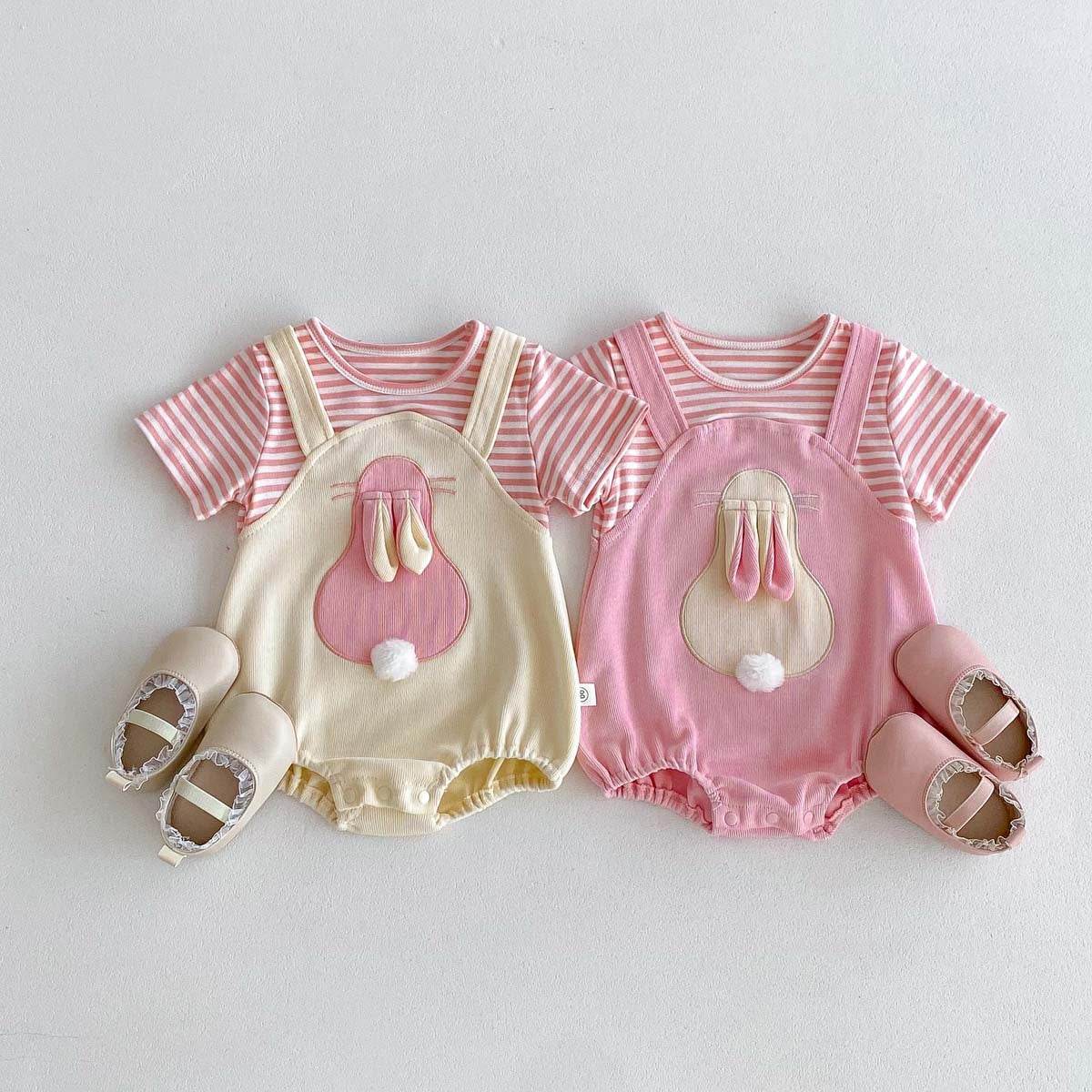 Baby Jumpsuit Fake Two Pieces Onesie - Velora