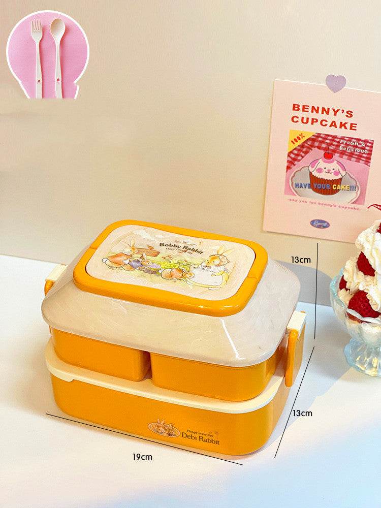 Cute Cartoon Multi-tiered Kids Bento Lunch Box - Velora