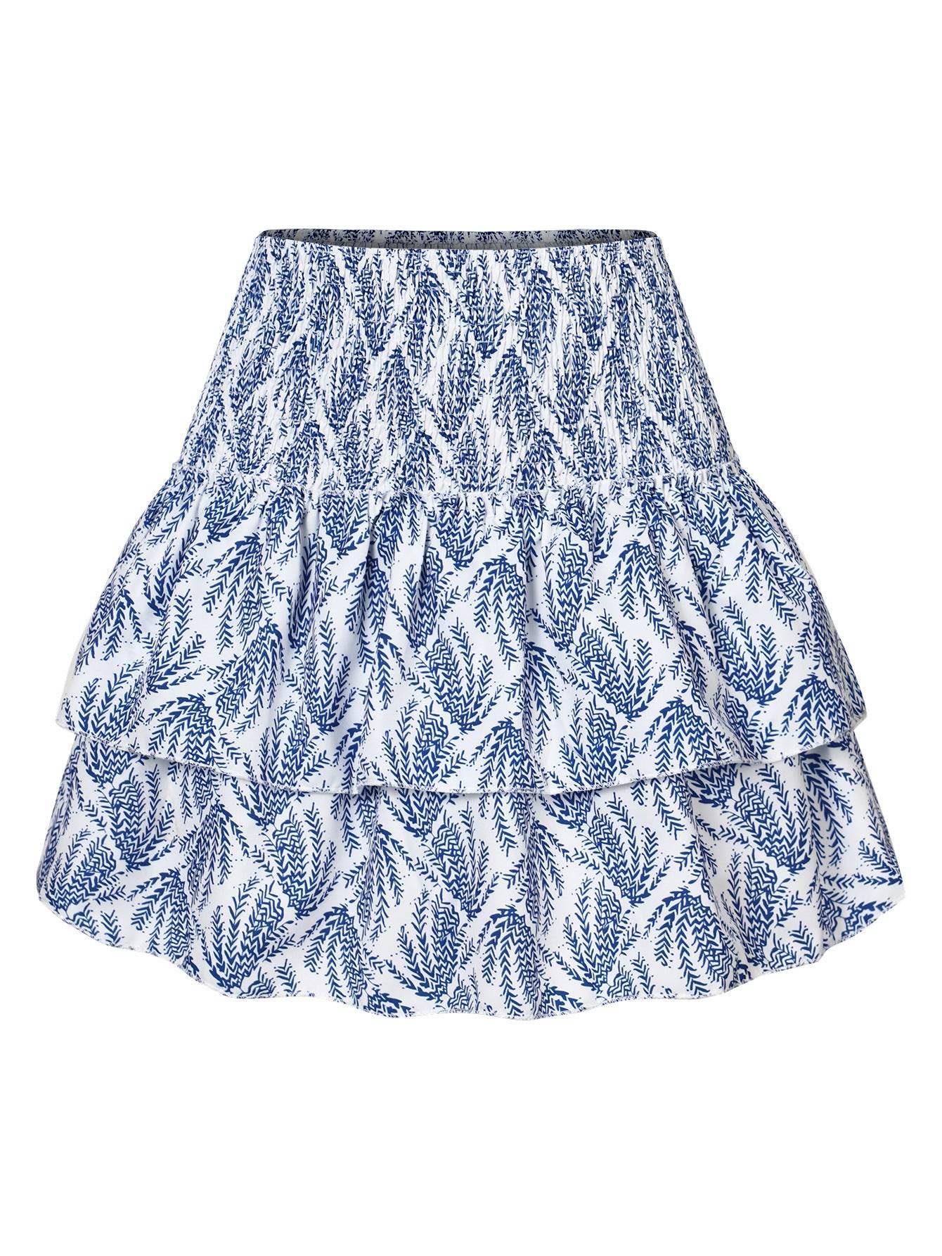 Leisure Versatile Lotus Leaf Women's Mini layered Skirt - Velora