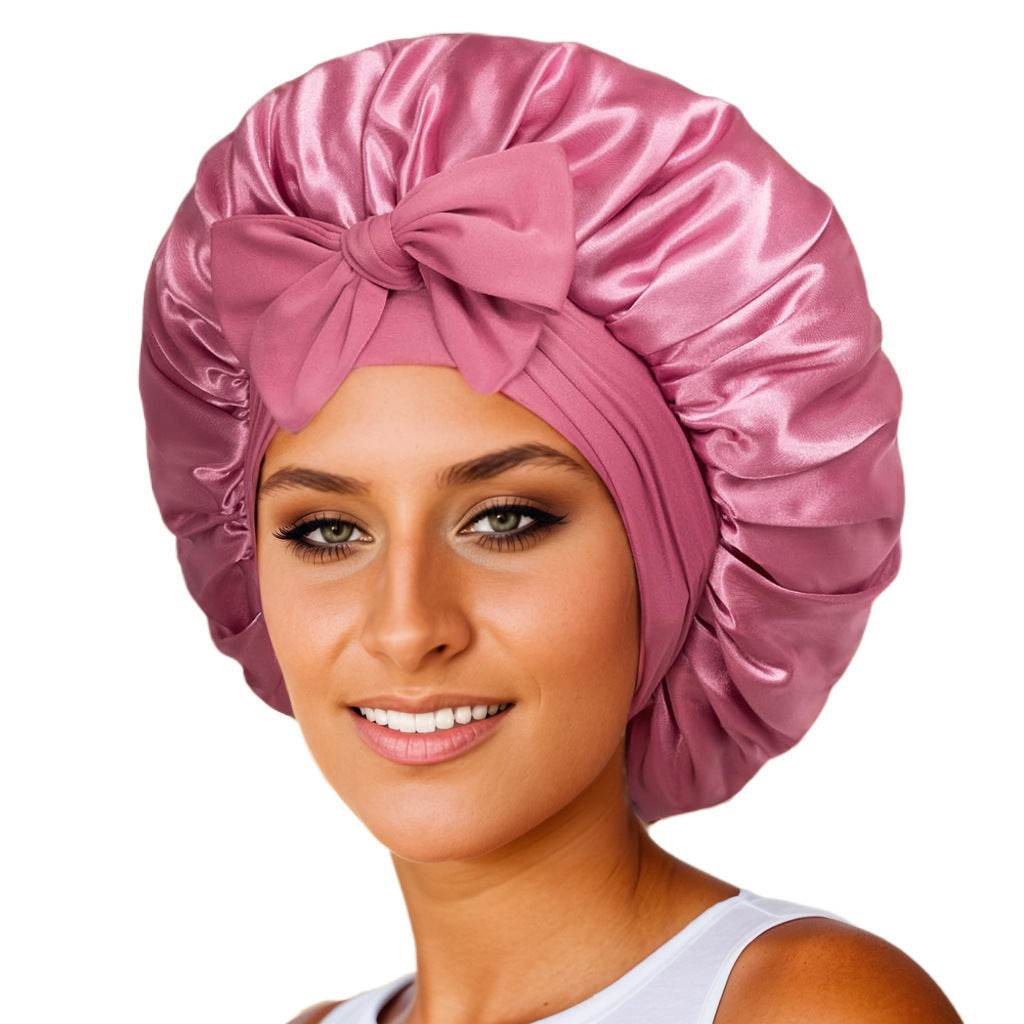 Silk Hair Bonnet For Sleeping Satin bonnet for curly hair - Velora