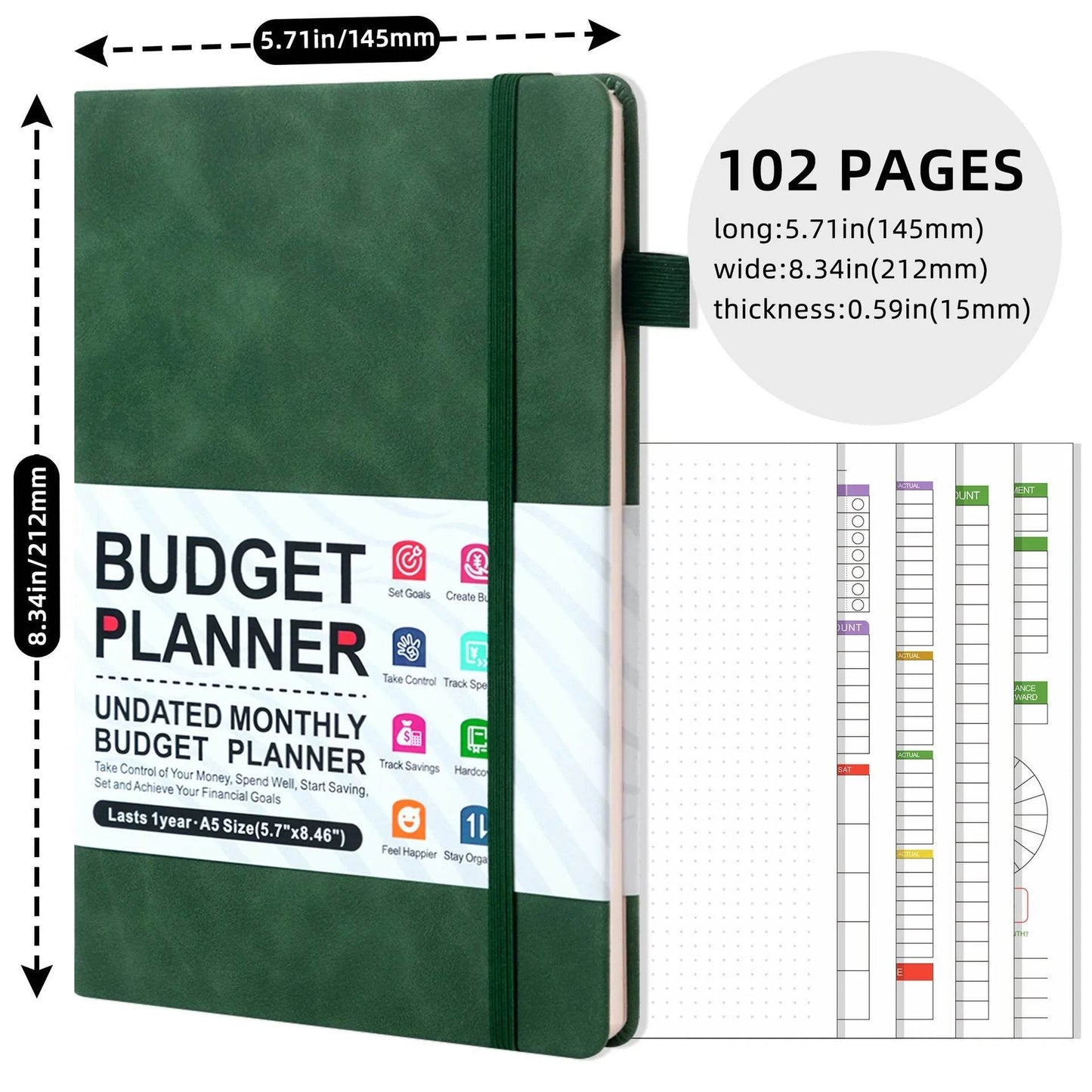 Amazon A May Plan Cash Budget Planner Week Plan English Foreign Trade Notebook - Velora