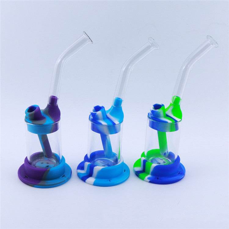 Long Mouth Glass Hookah Food Grade Silicone - Velora