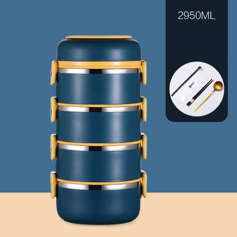 304 Stainless Steel Multi-layer Thermal insulated lunch container - Velora