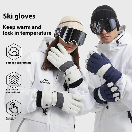 Winter Waterproof Cold-proof Ski Gloves Keep Warm - Velora