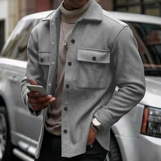 Men's Casual And Fashionable Slim Fit Jacket - Velora