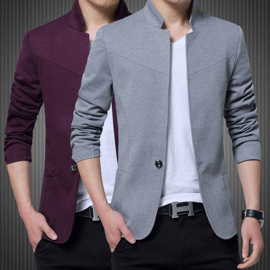 Men's Casual Suit Slim-fit Jacket - Velora