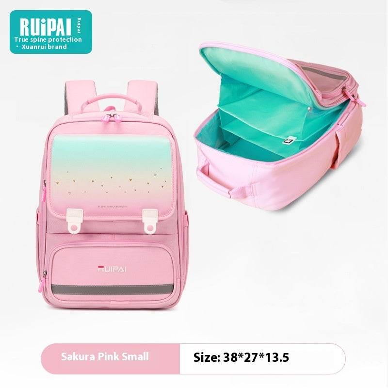 Primary School Student Schoolbag Burden Reduction Spine Protection - Velora