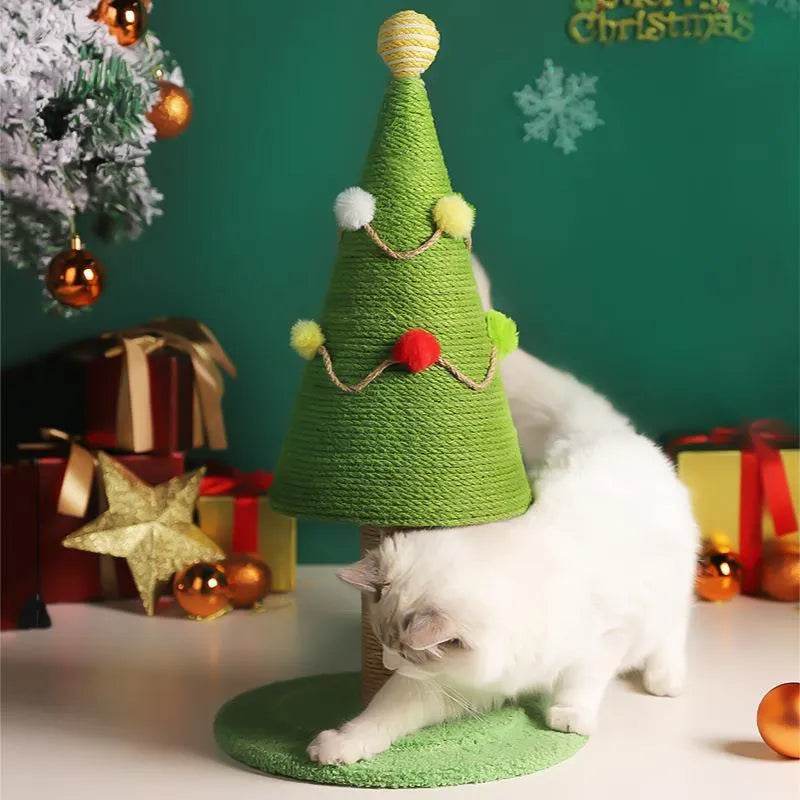 Natural Christmas Tree Cat Climbing Frame - Velora