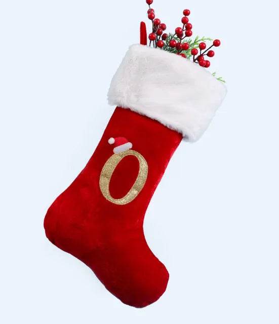Christmas Letter Christmas Stockings Decorative Pendant - Velora