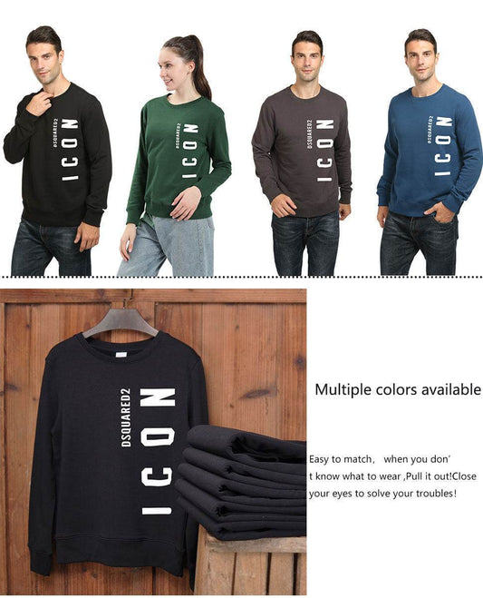 European And American Hoodie Men's Round Collar - Velora