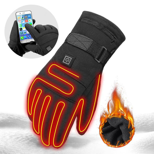 Winter Electric Heated Gloves Motorcycle Touch Screen Gloves - Velora