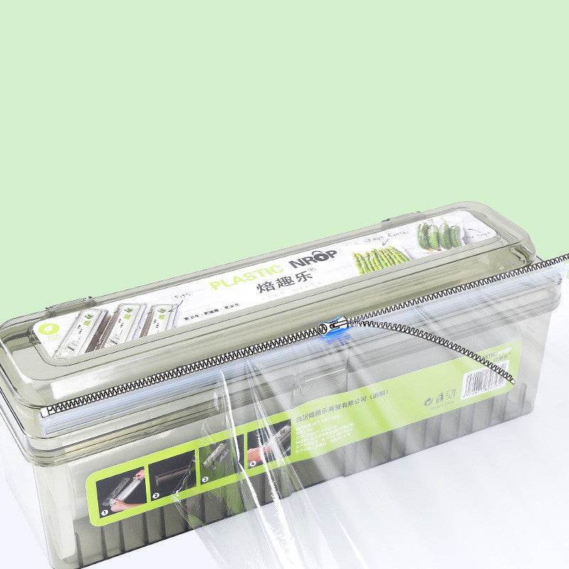 Food PE Large Roll Boxed Plastic Wrap Cutter Cling Film Wrapper - Velora