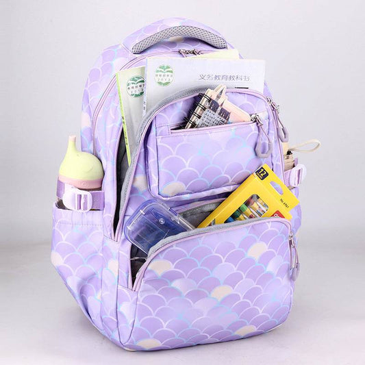 3 in 1 set Primary School Girls Backpack Lunch Bag and Pencil Pouch - Velora