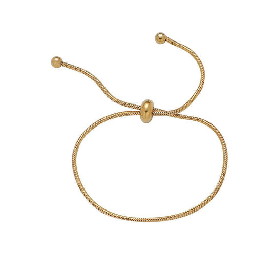 Can Pull The Snake Bone Stainless Steel Bracelet Three-dimensional - Velora